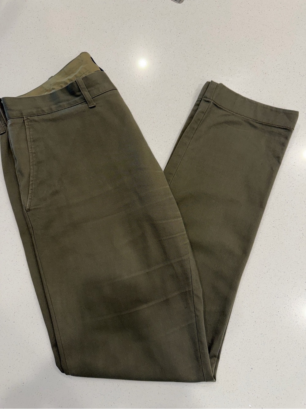 J. Crew Slim Fit Olive Green Chino Pants 31x32